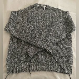 Helmut Lang distressed grey sweater in great condition size small